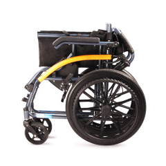 Transporte multifuncional silla de ruedas con inodoro ligero silla de ruedas manual
