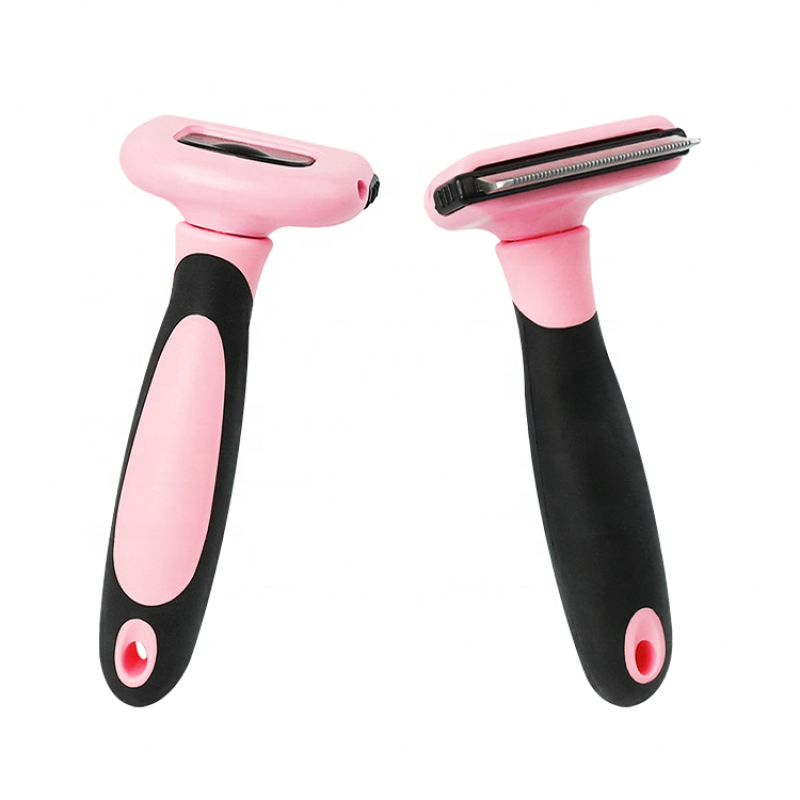The Best Dog Grooming Comb for Undercoat Removal Pet grooming brush Dog Deshedding Comb Professional Dog Tool