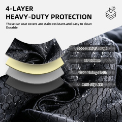 Wholesale Waterproof Dog Car Seat Cover Car Backseat With Mesh Window