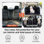 Wholesale Waterproof Dog Car Seat Cover Car Backseat With Mesh Window