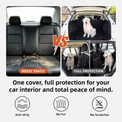 Wholesale Waterproof Dog Car Seat Cover Car Backseat With Mesh Window