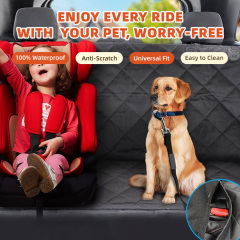Wholesale Waterproof Dog Car Seat Cover Car Backseat With Mesh Window