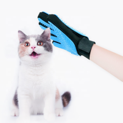 Guante de masaje para mascotas, guante de aseo para gatos, cepillo para quitar el pelo del gato, guantes para gatos, limpieza de baño