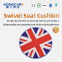 Portable Swivel Transfer Seat Cushion, 360 Degree Rotating Mobility Aid for Elderly Disabled Transfer