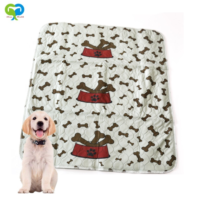 Factory Price Washable Dog Pee Mat Puppy Training Urine Diaper Pads Reusable Potty Pet Dog Pee Pad