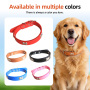 Wholesale Rolled PU Dog Collar Soft Padded Round Puppy Collar  Handmade