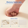 Wholesale Thick Coccyx Tailbone Relief Chair Pad with Non-Slip Back Memory Foam Cushions for Cars Chairs Cotton Gel Seat Cushion