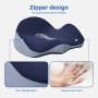 Wholesale Thick Coccyx Tailbone Relief Chair Pad with Non-Slip Back Memory Foam Cushions for Cars Chairs Cotton Gel Seat Cushion