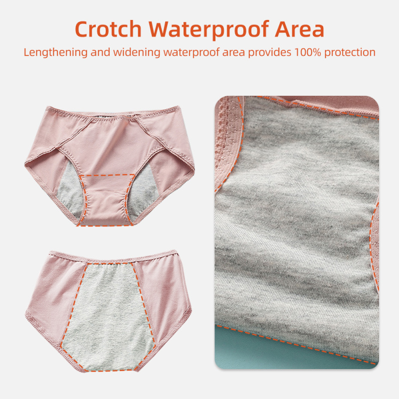Aidingcare Reusable Period Underwear Women's Breathable Menstrual Panties