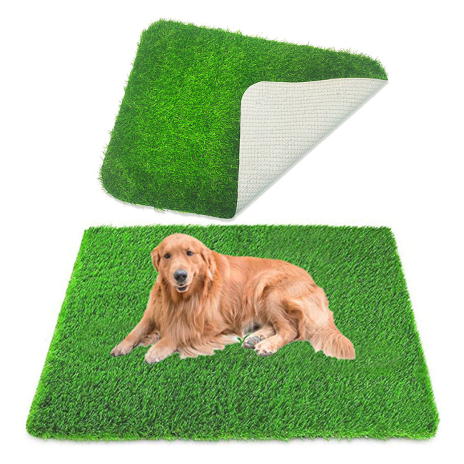 人工芝プロフェッショナル犬用芝マット草おしっこパッド犬用トイレトレーニングパッド排水穴付き