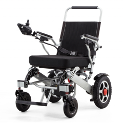 Venta caliente silla de ruedas eléctrica de aleación de aluminio de potencia ligera silla de ruedas remota para discapacitados