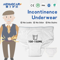Wholesale Washable Men Briefs Adult Incontinence Underwear Heavy Flow Reusable Urinary Incontinence Panties for Men