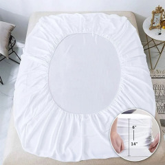 Best mattress 100% Waterproof Hypoallergenic Fitted Cotton Baby Protectors Crib Mattress Cover