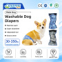 Wholesale Pet Products Reusable Washable Dog Belly Wrap Diapers for Female Dogs, Washable Puppy Belly Band