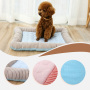 Winter Dog & Cat Bed Solid Square Soft Fleece Pet Sleeping Cover Warm Sofa Cushion for Small & Large Dogs/Cats