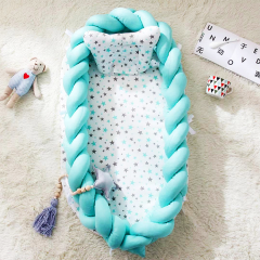 キルトと枕を備えた赤ちゃんの共同寝台ベビー寝具ネストベッドのためのポータブル添い寝バシネット