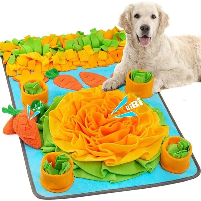 Wholesale Dogs Snuffle Mat Pet Treats Feeding Non-Slip Interactive Dog Puzzle Toys Encourages Natural Foraging Skills