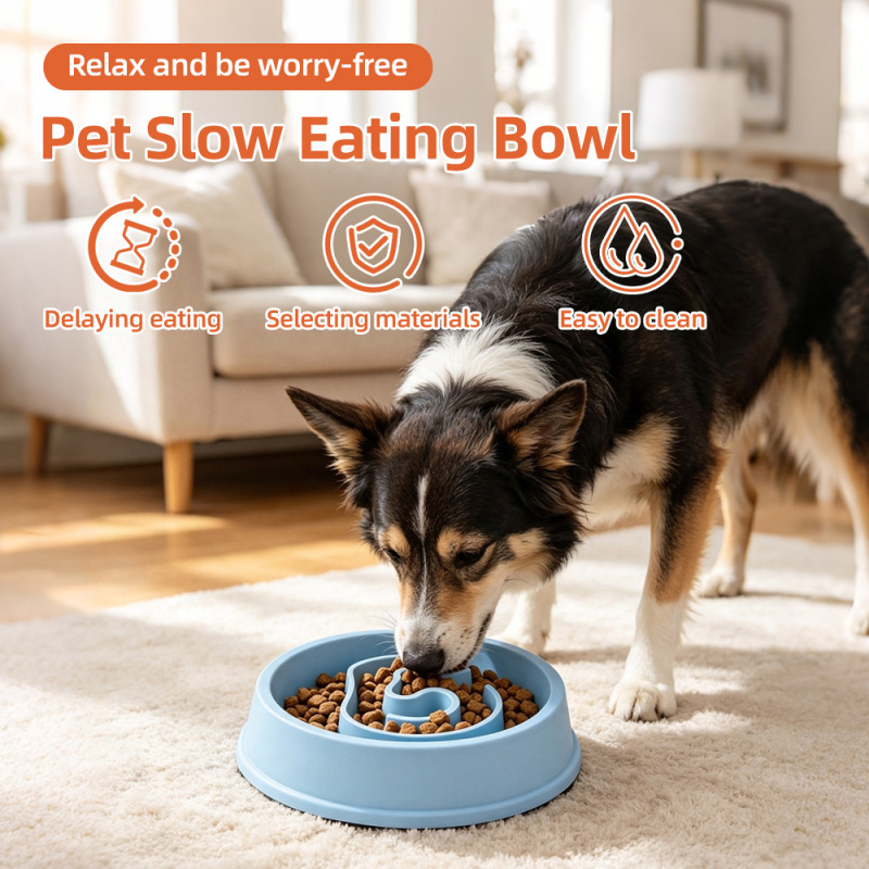 Wholesale Slow Feeder Dog Bowl Non Slip Puzzle Bowl Interactive Bloat Stop Pet Bowl Anti-Gulping Prevent Obesity for Dog