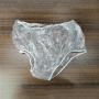 Adult Incontinence Pull-on Plastic Pants Panties White(Large, Transparent)