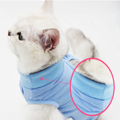 腹部の傷や皮膚の病気のための猫専門の回復服、手術後の着用、パジャマスーツ