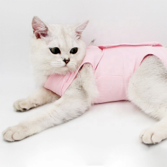 Traje de recuperación profesional Cat para heridas abdominales o enfermedades de la piel, después de la cirugía, traje de pijama