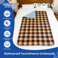 Wholesale Bed Pads Washable Waterproof Underpads Super Absorbency Reusable Bedwetting Incontinence Pad for Kids, Adults, Elderly