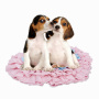 Оптовая продажа пользовательского игрового коврика для снятия стресса для дрессировки собак в форме сердца в форме сердца для домашних животных