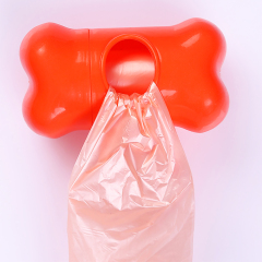 Dispensador plástico del bolso de la basura del perro del sostenedor del bolso de la basura del excremento del perro al por mayor
