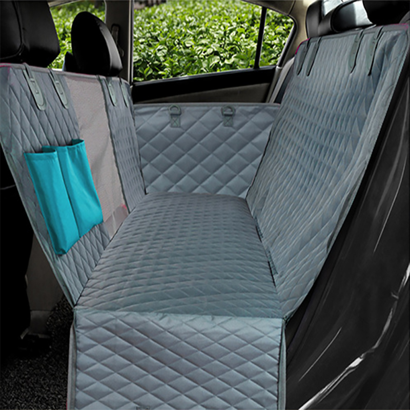 Wholesale  100% Waterproof Pet Backseat Cover Nonslip Scratchproof Dog Seat Covers with Mesh Window for Dogs