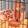 Pet Cage Suspended Water Dispenser Water Bottle Bowl Hanging Automatic Small Animal Automatic Feeders
