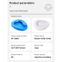 Wholesale Family Patient Care Eco-Friendly Plastic Bedpan Firm Thick Stable PP Blue Heavy Duty Smooth Countoured Home Patient
