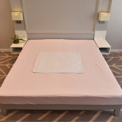 Almohadilla de cama para adultos personalizada ultra suave de 3 capas para el cuidado de personas con incontinencia
