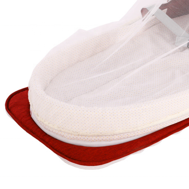Baby Bassinet for Bed - Nest Portable Infant Sleeper-Travel Bed & Bassinet,Foldable Baby Bed with Mosquito Net