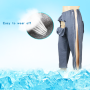 Easy to wear and take off open-backed pants Open crotch pants for Patient patient care clothing with zipper on the sides