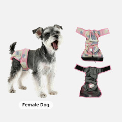 Waschbare Hundewindeln für Hündinnen, wiederverwendbare, hochsaugfähige Haustierwindeln, umhüllt langlebige Hundewindeln