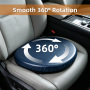 Wholesale 360 Degree Swivel Seat Cushion, Rotating PP Foam Chair Pad for Car Office Elderly Pregnant Women
