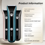 Wholesale IPX7 Waterproof Low Noise Rechargeable Cordless Electric Dog Shaver Clippers Set Portable Plastic Hair Clippers