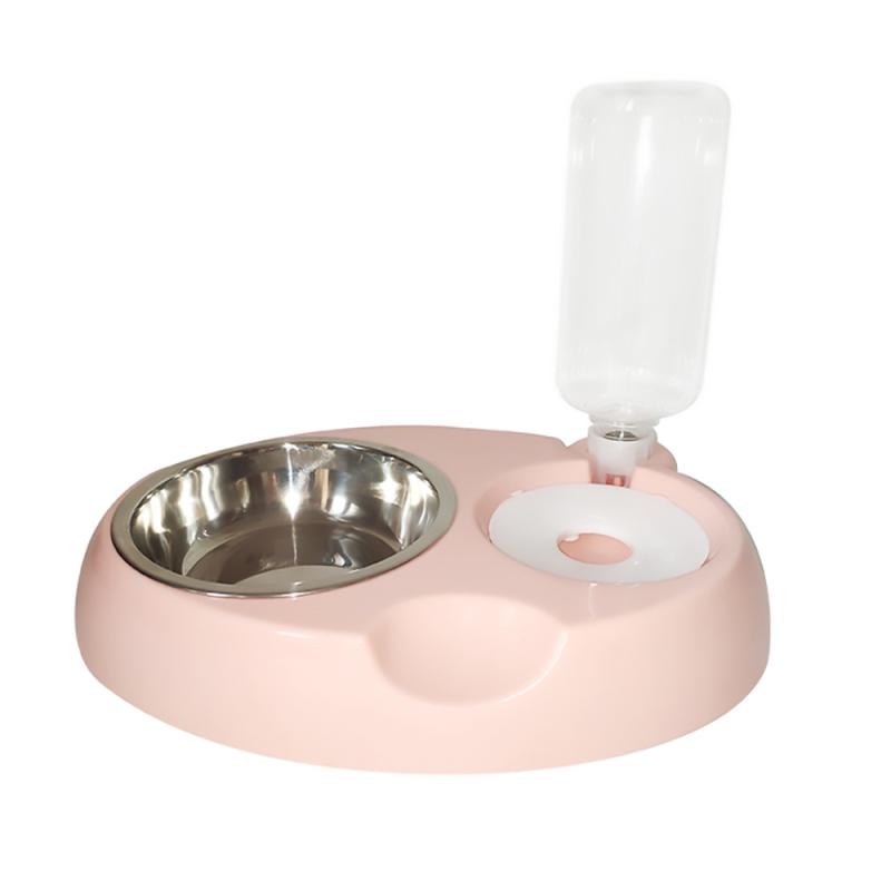 Hot Sale Detachable Stainless Steel Bowl  Automatic Water Dispenser Bottle Pet Feeder