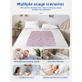 Wholesale Soft 4-Layer Quilted Incontinence Bed Pads Waterproof Adult Underpads Washable and Reusable for Adults
