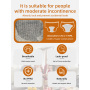 Wholesale Women's High-Waist Solid Protective Incontinence Underwear Waterproof PUL Layer Knitted Bikini Eco-Friendly Breathable