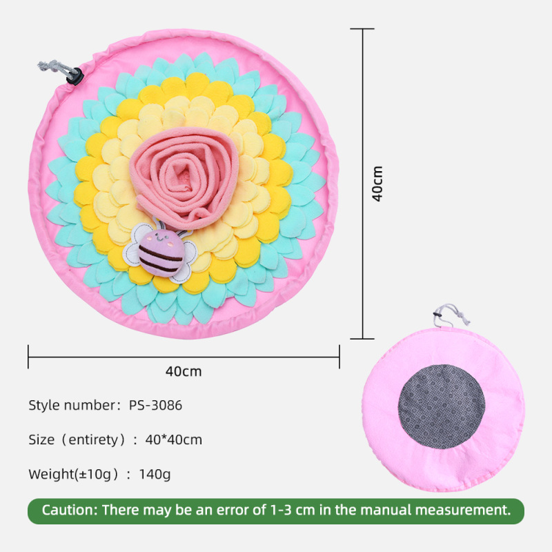 Hot Sale Wholesale Durable Dog Interactive Puzzle Mat Pineapple Pattern Pet Snuffle Mat