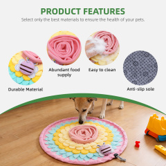 Hot Sale Wholesale Durable Dog Interactive Puzzle Mat Pineapple Pattern Pet Snuffle Mat