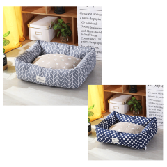 洗える贅沢なペット犬のベッドの卸売の高品質の注文の小さいわんわんの家の設計ペットの寝具