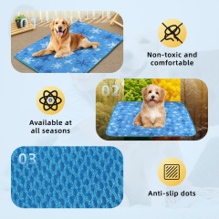 Portable Pet Cooling Mat Perfect for Travel Outdoor Use to Keep Pets Comfortable