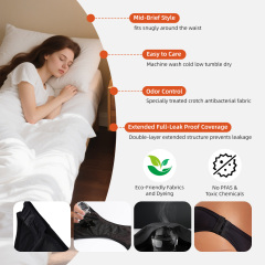 Culottes menstruelles Aidingcare pour femmes, sous-vêtements menstruels écologiques et lavables