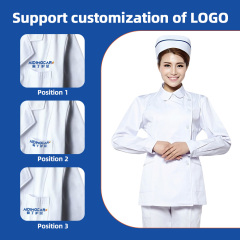 Wholesale Women's Nursing Scrub Uniform Sets for Hospital Use Winter Long Sleeve 65% Poly + 35% Cotton S-XXXL Sizes