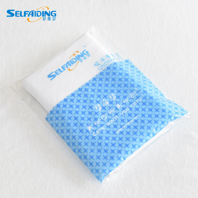 Adult Waterproof Pad Reusable Underpad Machine 80x90 Cm OEM Extra Large Bed Pads Urinary Incontinence Absorbent Medical PBP-102