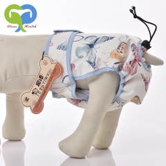 Wholesale Custom Washable Female Dog cloth Diapers With Printing on the top