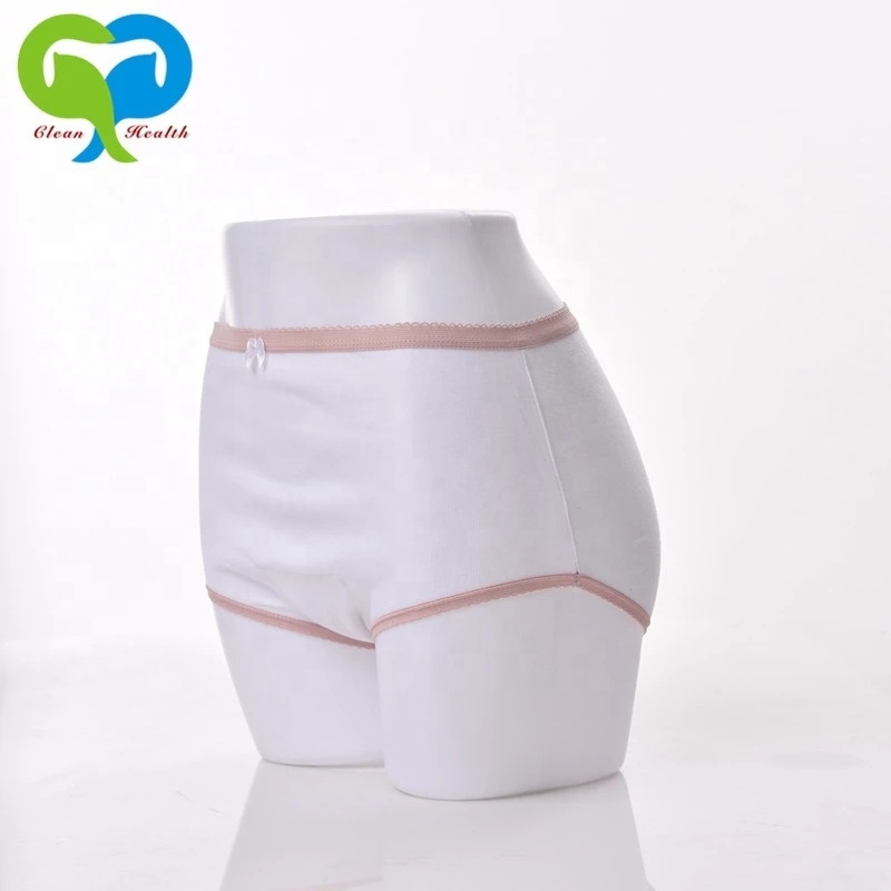protective incontinence underwear ladies panties cotton reusable incontinence panties waterproof briefs
