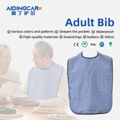 Women's Sleeveless Fashionable Adult Apron Wholesale Reusable Waterproof Clothing Protector Washable Bib with Printed Design